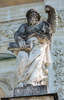 Скульптура апостола Павла на балюстраде церкви Рождества Богородицы